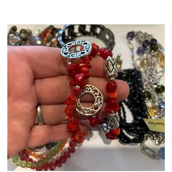 Premiere Designs PD Jewelry Lot 3 Necklaces + 3 Bracelets - Picture 3 of 7